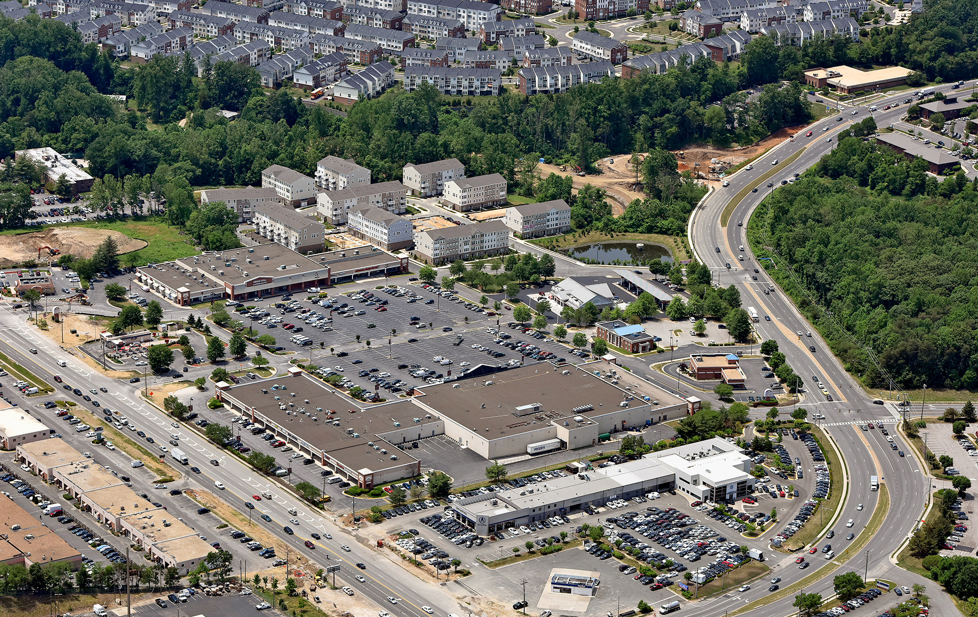 Opitz Crossing aerial