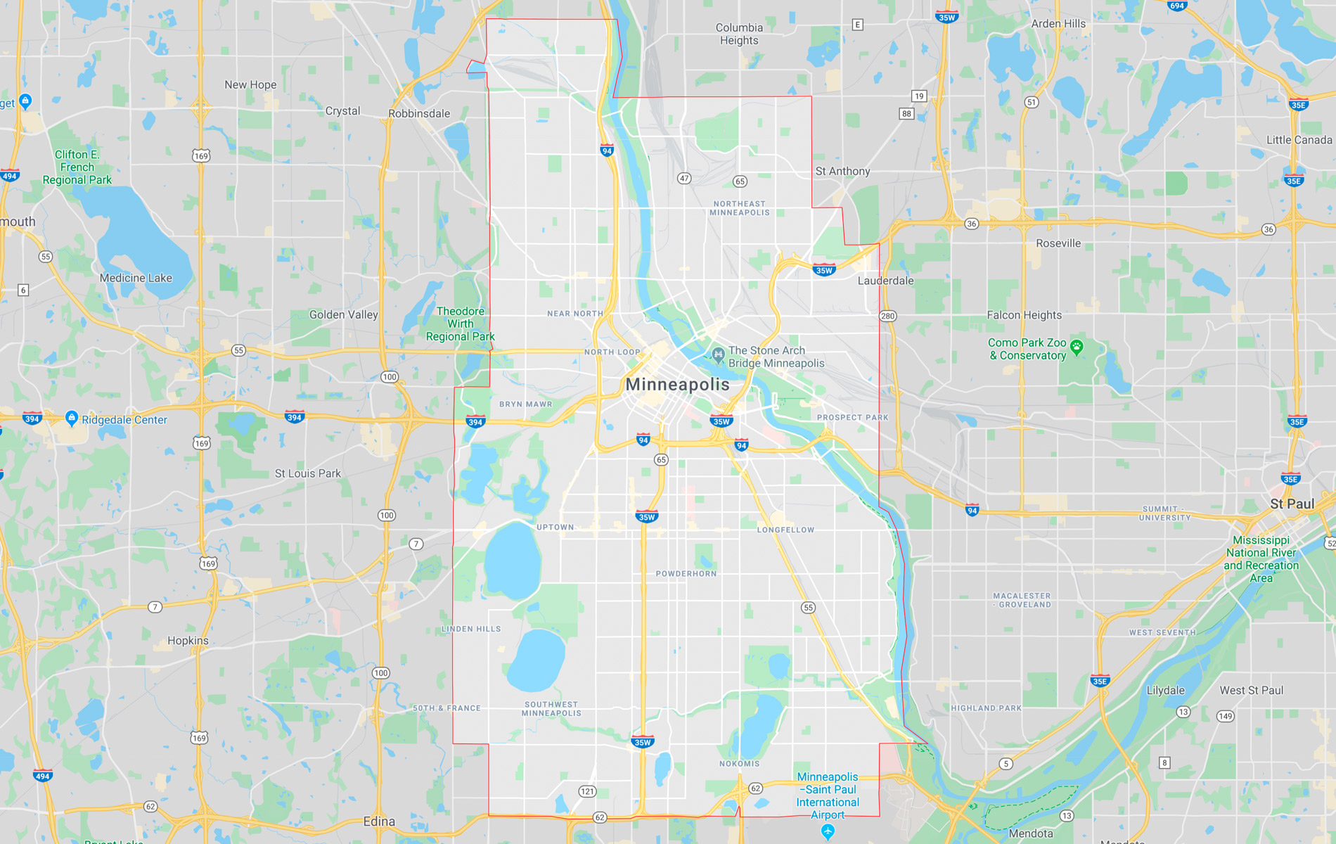 Minneapolis Map